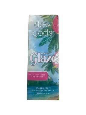 Dew of the Gods Maui Glaze Oil Facial Cleanser, 5.07 oz, BNIB